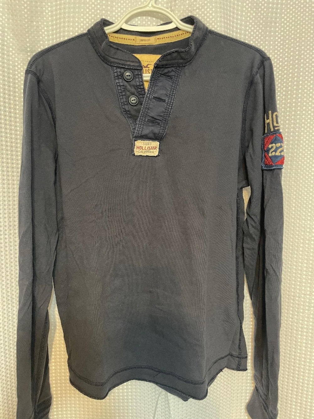 Hollister henley style shirt